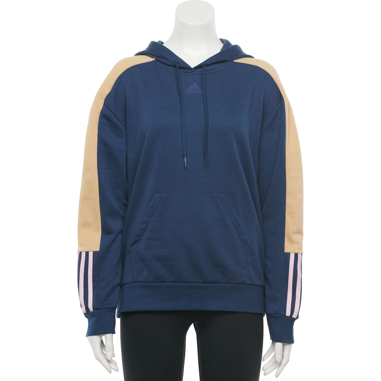 navy blue adidas hoodie womens