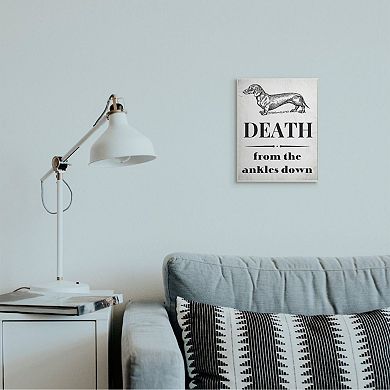 Stupell Home Decor Funny Dachshund Dog Plaque Wall Art