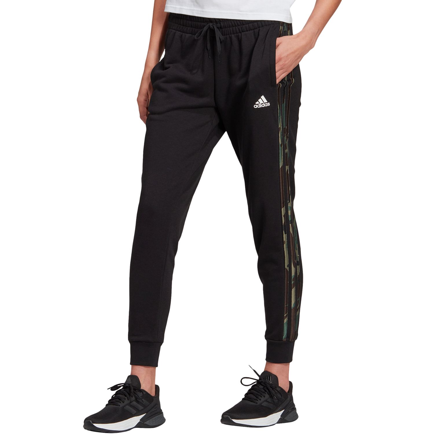 adidas camo joggers womens