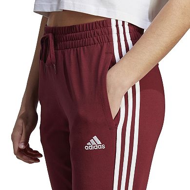 Women's adidas Essential 3-Stripe Single Jersey Pants