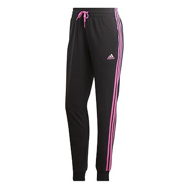 Women's adidas Essential 3-Stripe Single Jersey Pants