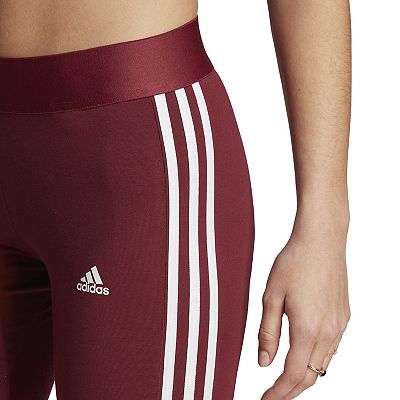 Women s adidas Essential 3 Stripe High Waisted Leggings