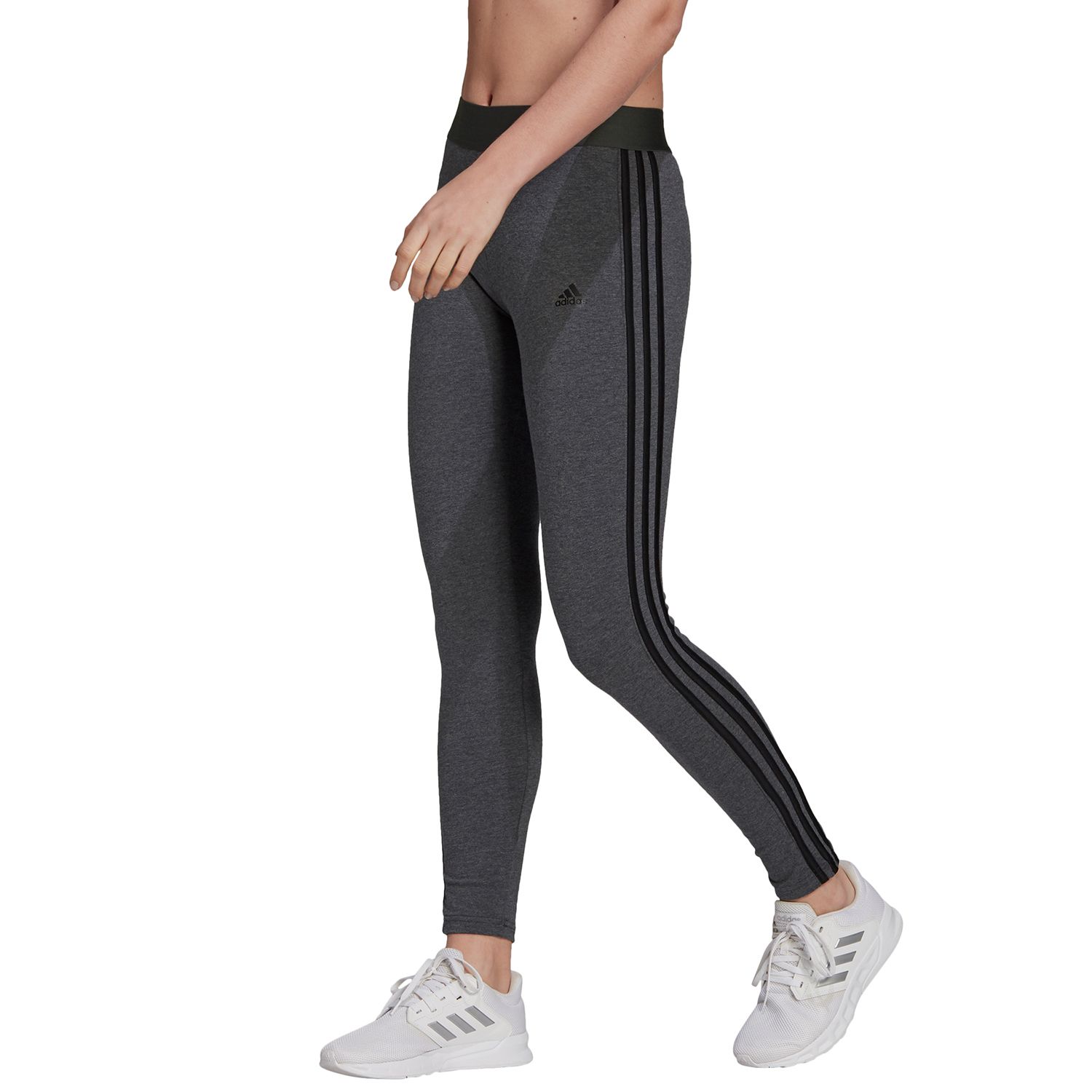 gray adidas pants womens