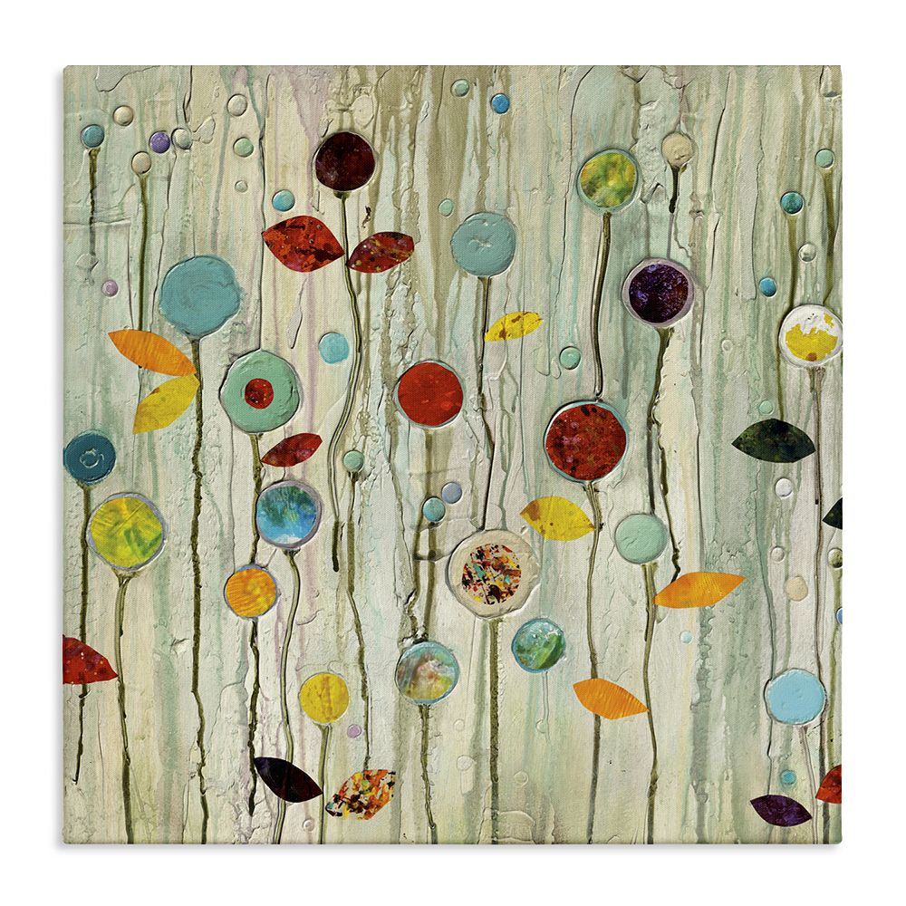 Stupell Home Decor Abstract Floral Canvas Wall Art