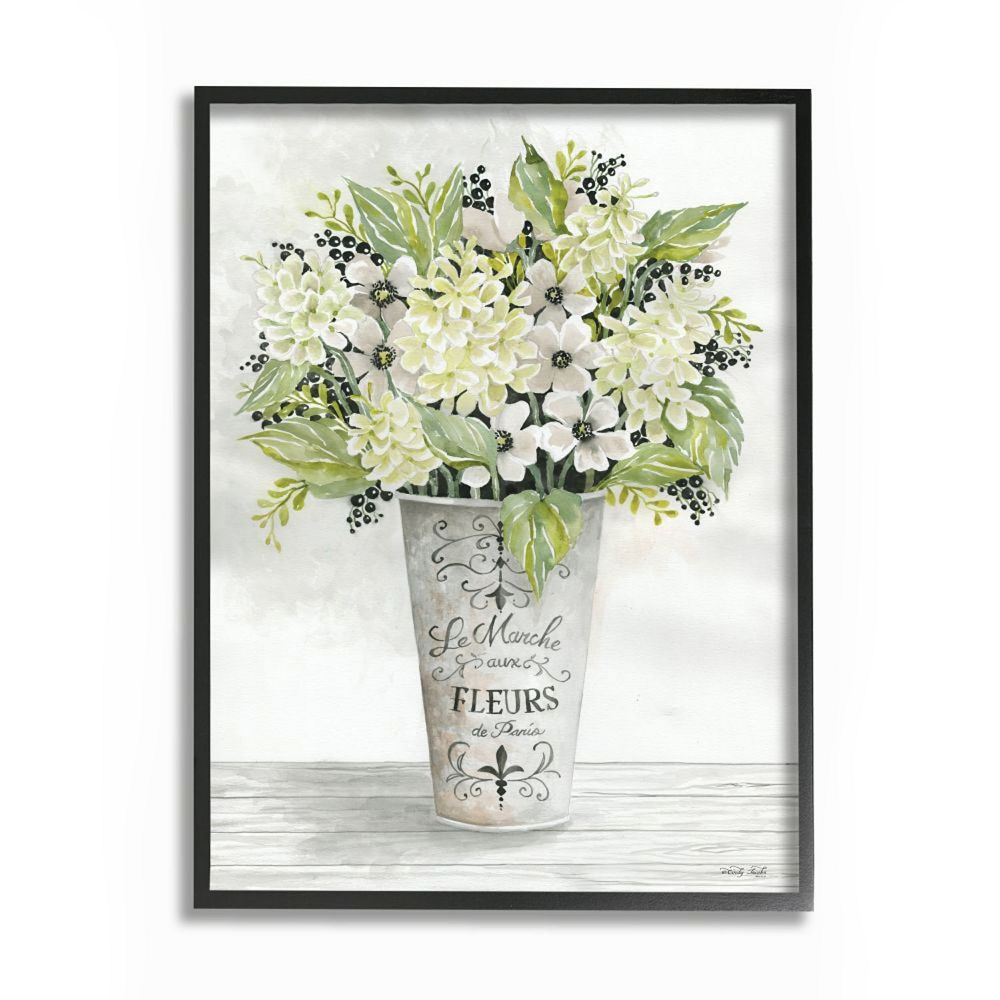 Stupell Home Decor French Floral Bouquet Framed Wall Art