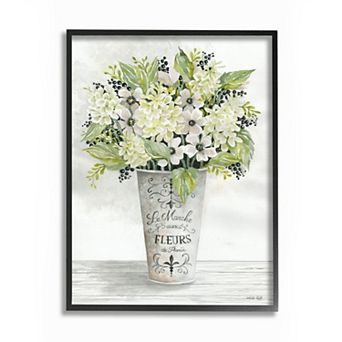 Stupell Home Decor French Floral Bouquet Framed Wall Art