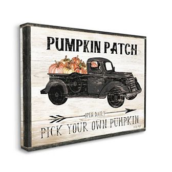 Stupell Home Decor Pumpkin Patch Canvas Wall Art
