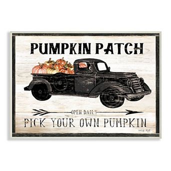 Stupell Home Decor Pumpkin Patch Plaque Wall Art