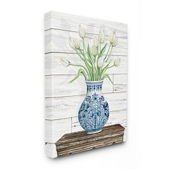 Stupell Home Decor Tulip Bouquet Canvas Wall Art