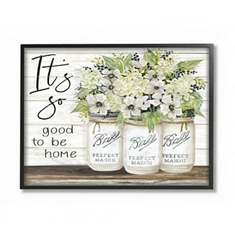Stupell Home Decor So Good To Be Home Black Framed Wall Art