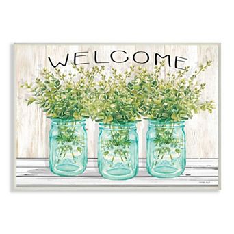 Stupell Home Decor Country Welcome Plaque Wall Art
