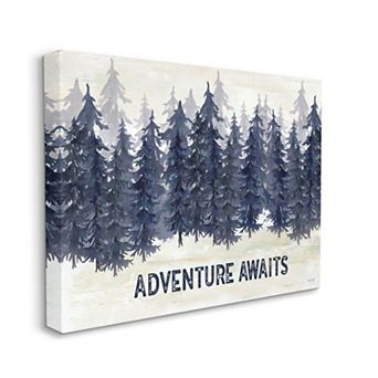 Stupell Home Decor Adventure Awaits Canvas Wall Art