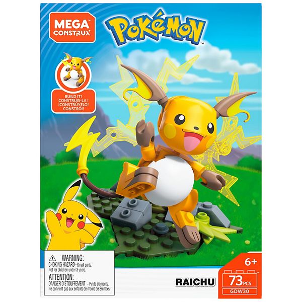 MEGA Bloks Construx Pokemon Raichu 73 Pcs GDW30 for sale online 