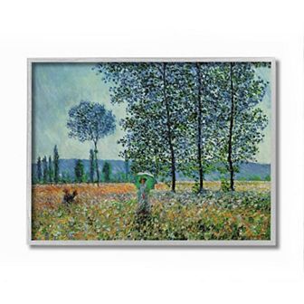Stupell Home Decor Monet Classic Woman Parasol Framed Wall Art