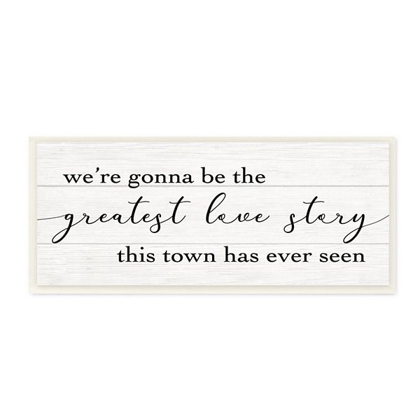 Stupell Home Decor Greatest Love Story Plaque Wall Art