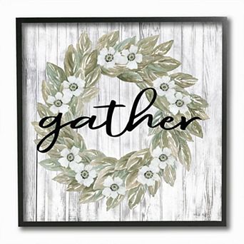 Stupell Home Decor Gather Floral Framed Wall Art
