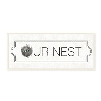 Stupell Home Decor Our Nest Plaque Wall Art
