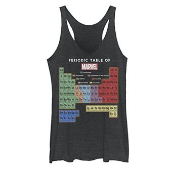 Juniors' Marvel Ultimate Periodic Table Of Elements Tank Top