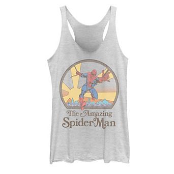 Juniors' Marvel Spider-Man Vintage 70's Tank Top
