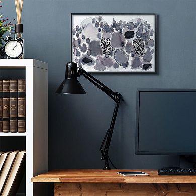 Stupell Home Decor Abstract Watercolor Drip Circular Design Wall Art