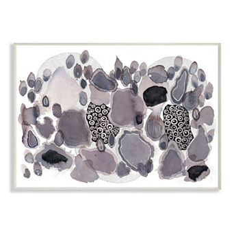 Stupell Home Decor Abstract Watercolor Drip Circular Design Plaque Wall Art