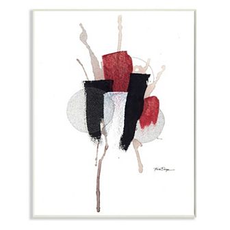 Stupell Home Decor Abstract Stained Pointillism Centric Circle Design Wall Art