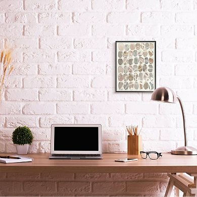 Stupell Home Decor Painted Patterned Rocks Organic Abstract Lines Wall Art
