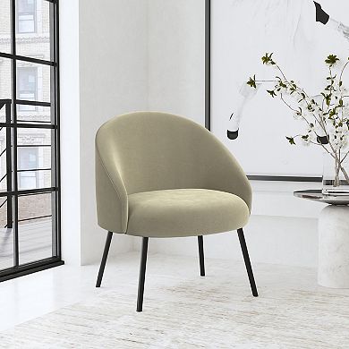 HomePop Modern Sherpa Accent Chair