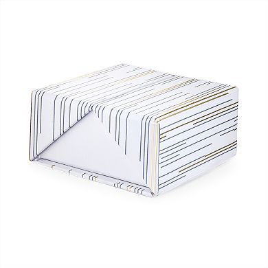 La Lumina 14k Gold Cubic Zirconia Accent Bow Heart Pendant Necklace