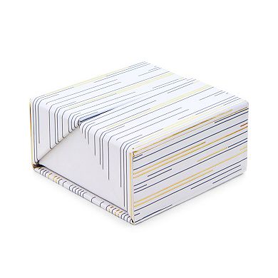 La Lumina Silver-Plated Cubic Zirconia Accent Shaker Cross Pendant Necklace