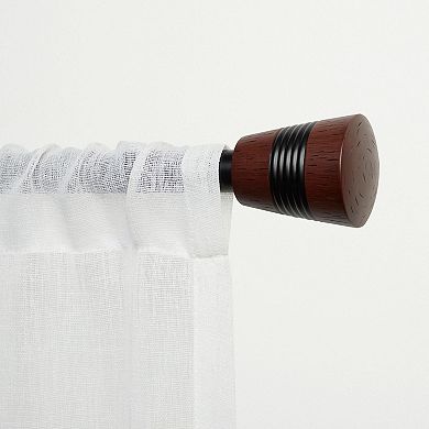 Exclusive Home Hillhurst 1" Window Curtain Rod and Finial Set