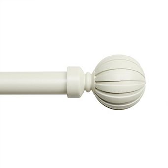 Exclusive Home Lawson 1" Window Curtain Rod and Finial Set