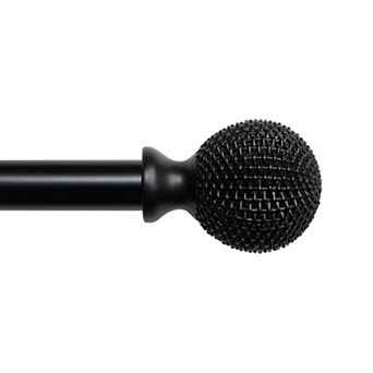 Exclusive Home Provence 1" Window Curtain Rod and Finial Set