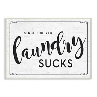 Stupell Home Decor Sassy Laundry Room Sign Funny Family Humor Plaque Wall Art