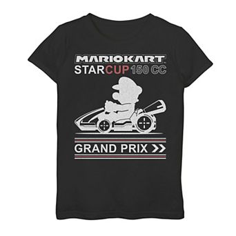 Girls 7-16 Mario Kart Star Cup 150 CC Grand Prix Graphic Tee