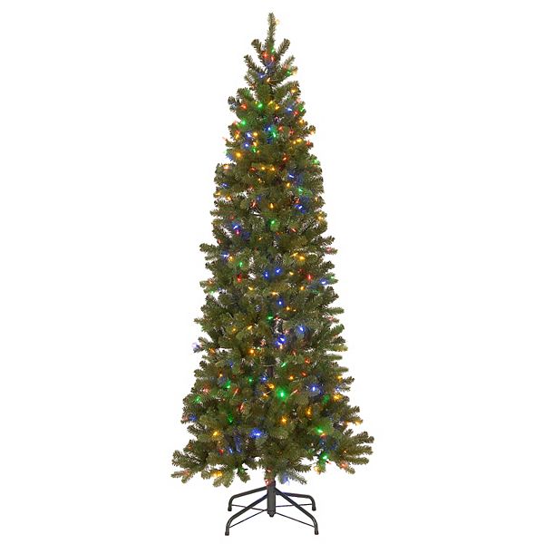 National Tree Company 7.5ft. PreLit Newberry Spruce Slim Artificial