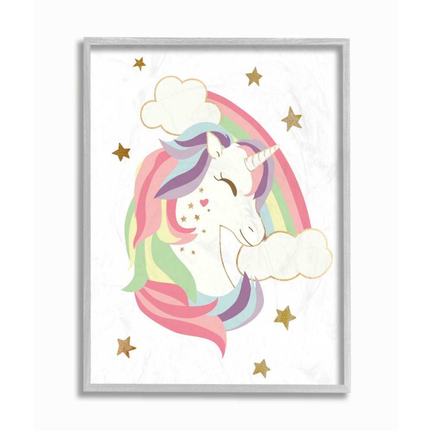 Big Dot of Happiness Rainbow Unicorn - Unframed Magical Unicorn Nursery and  Kids Room Linen Paper Wall Art - Set of 4 - Artisms - 8 x 10 inches