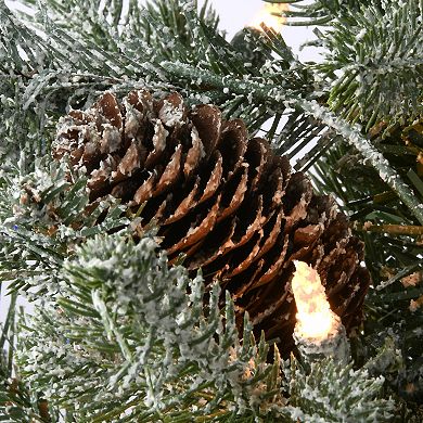 National Tree Company 4-ft. Pre-Lit Snowy Morgan Spruce Artificial Christmas Tree & Urn