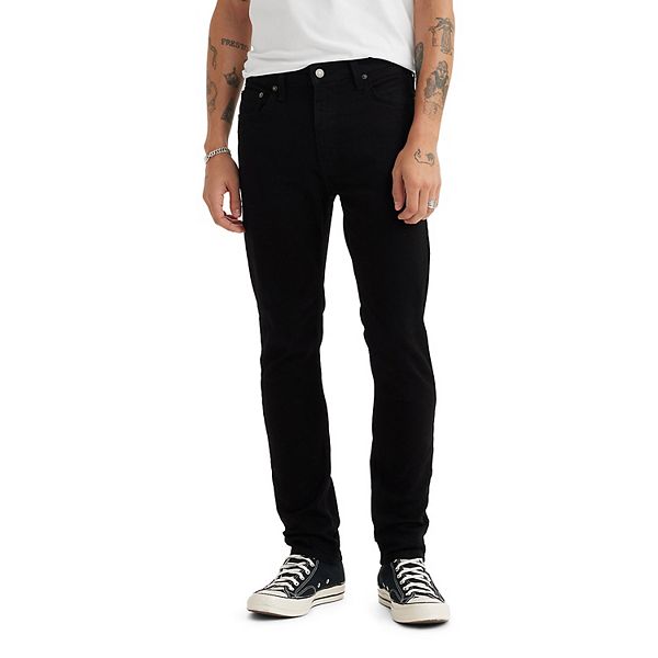 Black levi skinny store jeans mens