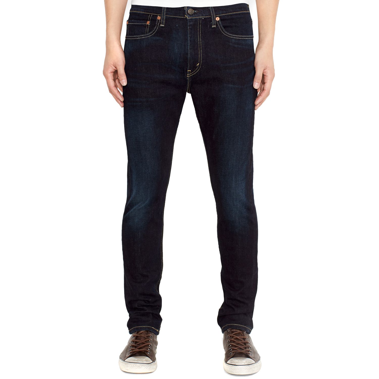 black levi jeans mens skinny