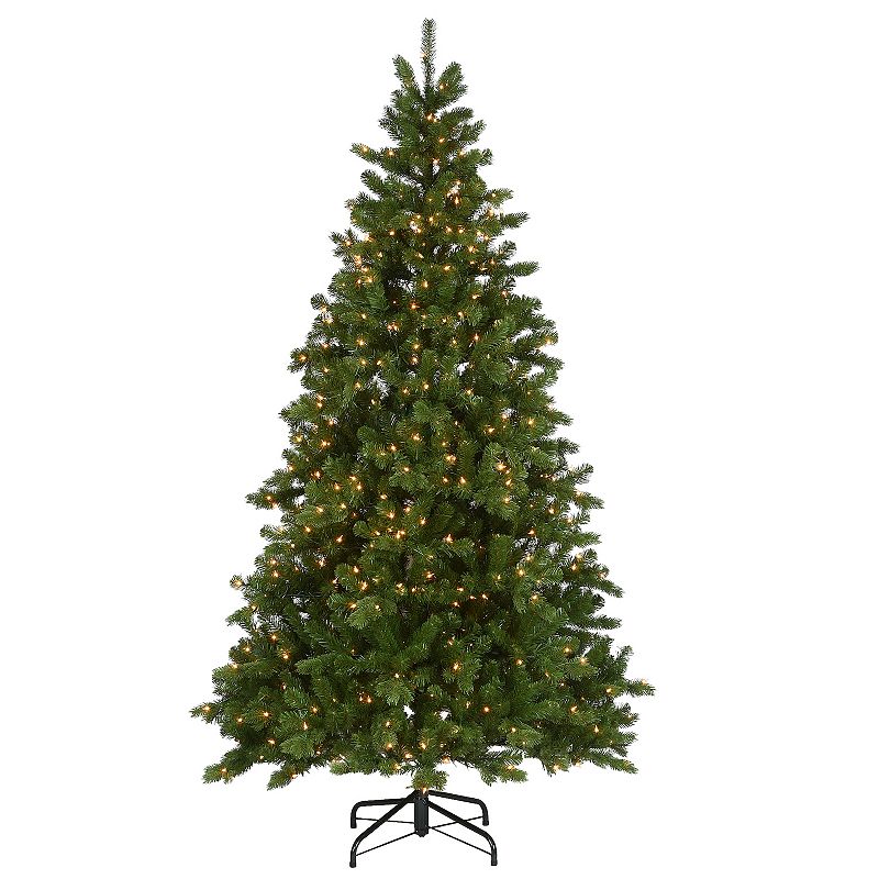 National Tree Company 7.5-ft. Pre-Lit Victoria Spruce Artificial Christmas 