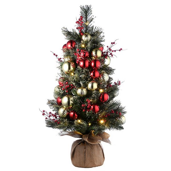 National Tree Company 3-ft. Dakota Pine LED Artificial Christmas ...