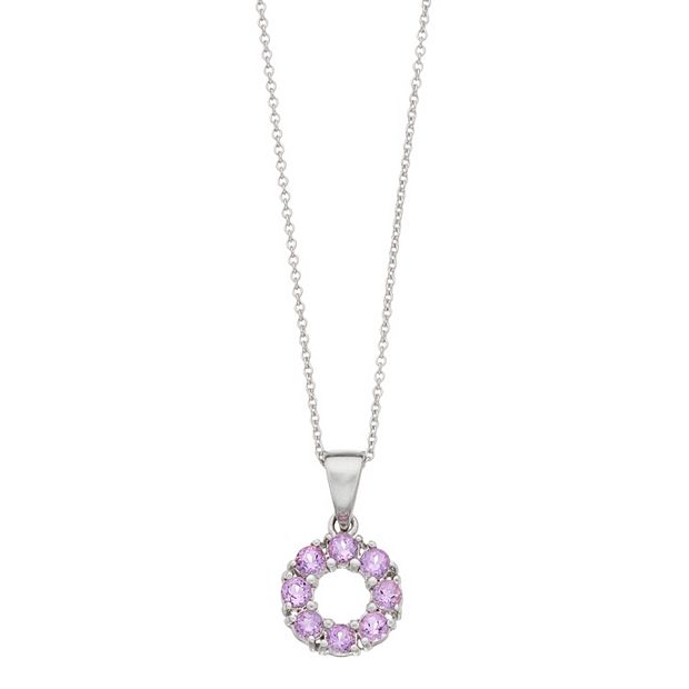 Kohls hot sale amethyst necklace