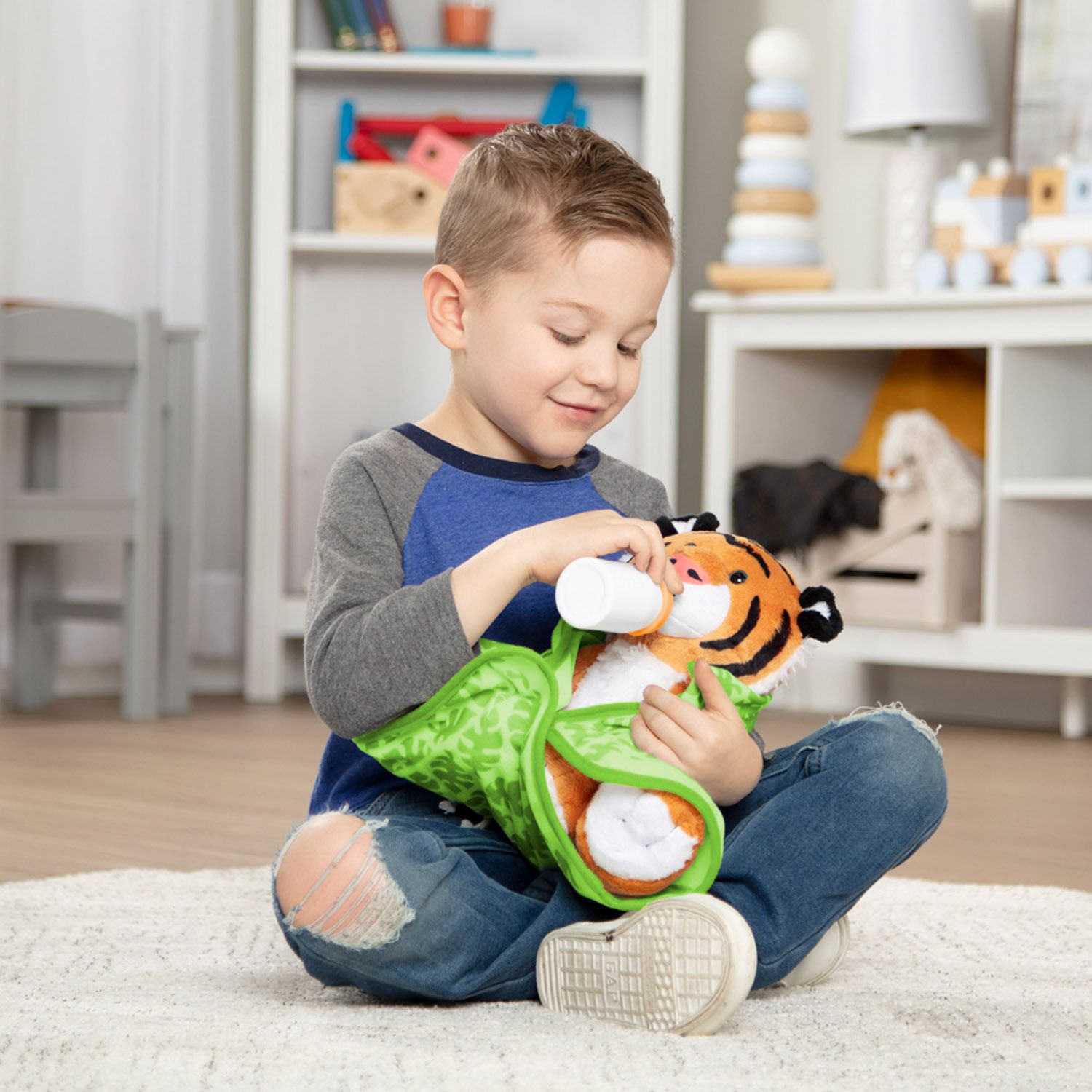 melissa and doug plush tiger
