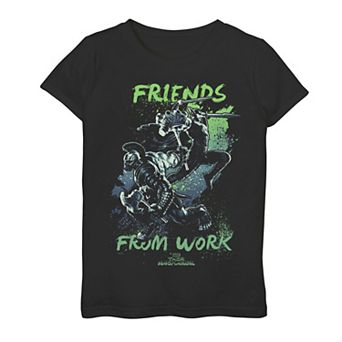 Girls 7-16 Marvel Thor Ragnarok Hulk Heroes From Work Pop Neon Graphic Tee
