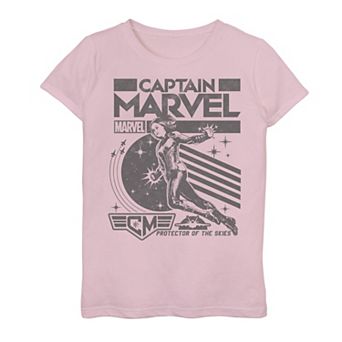 Girls 7-16 Captain Marvel Protector Of The Skies Graphic Tee