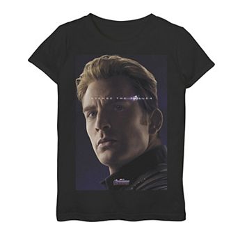 Girls 7-16 Marvel Avengers Endgame Captain America What Ever It Takes Poster Graphic Tee