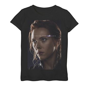 Girls 7-16 Marvel Avengers Endgame Black Widow What Ever It Takes Poster Graphic Tee
