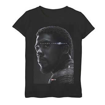 Girls 7-16 Marvel Avengers Endgame Black Panther Avenge The Fallen Graphic Tee