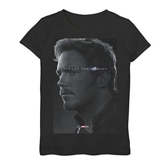 Girls 7-16 Marvel Avengers Endgame Star-Lord Avenge The Fallen Graphic Tee
